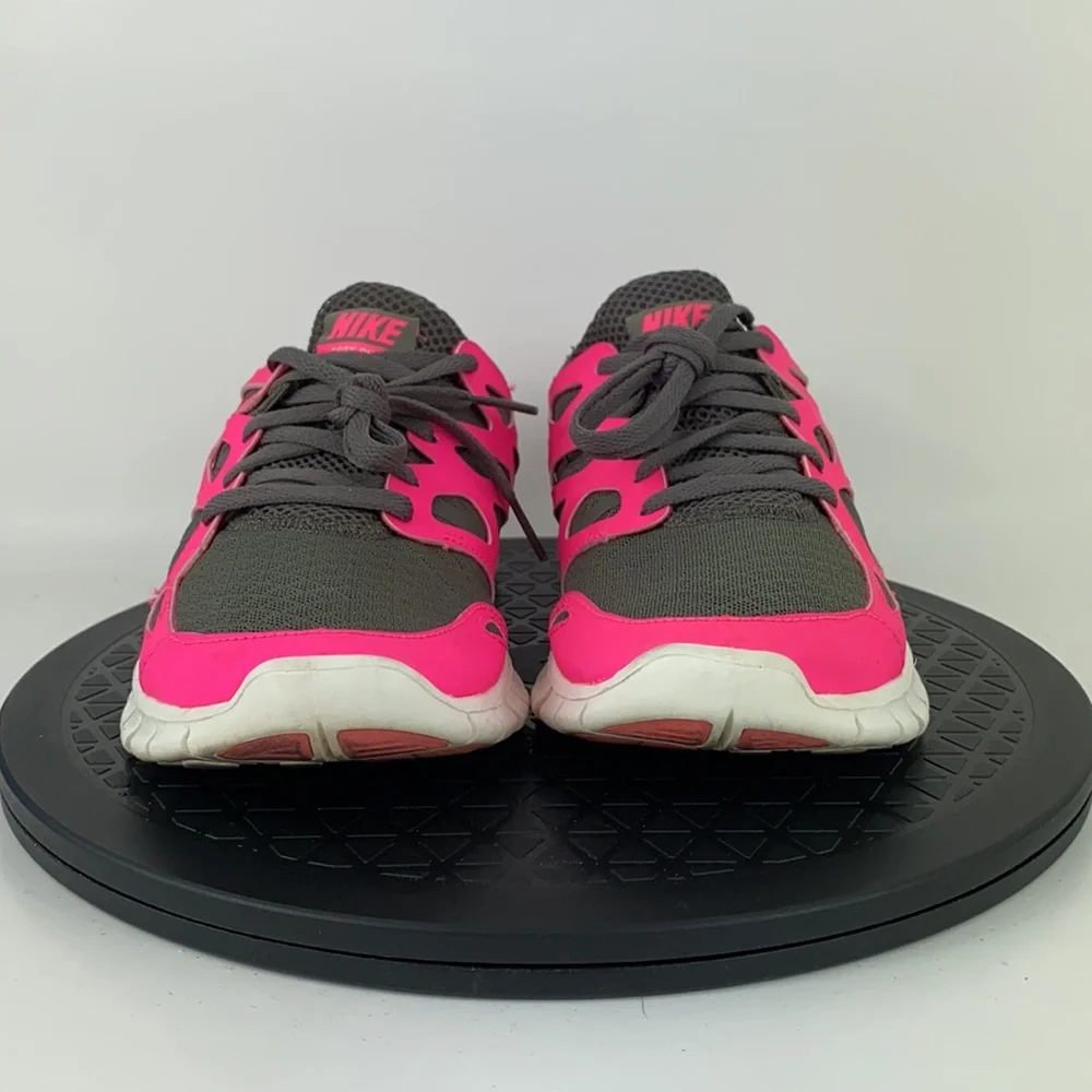 Nike Free Run+ 2 Pink/Gray Athletic Running Shoes 443816-206 Women's Size 7 - Picture 2 of 12